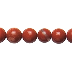 141650101220 Rang de collier boules, Jaspe (rouge), 16mm | Marco Schreier