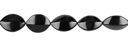 141701459820 Rang de collier, Obsidienne (arc-en-ciel), 20 x 15mm (38cm) | Marco Schreier