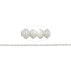 141750328520 Button strand, Mother of Pearl (light), 03 x 04mm | Marco Schreier