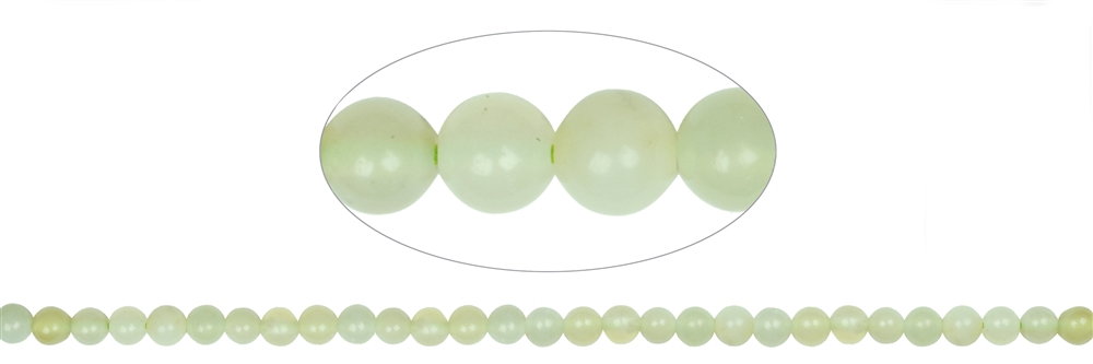 strand of balls, Serpentine, 06mm (38cm)