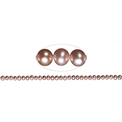 141840209104 Round strand, freshwater pearl A, purple (natural), 05,5-06mm | Marco Schreier