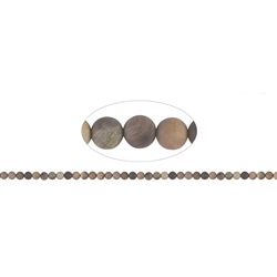 141870100510 Rang de collier boules, Bois silicofié, mat, 06mm (38cm) | Marco Schreier