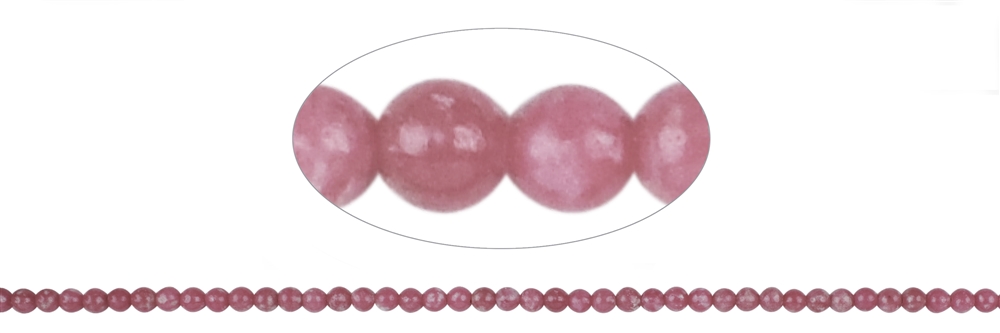 Strand of balls, Thulite, 04mm