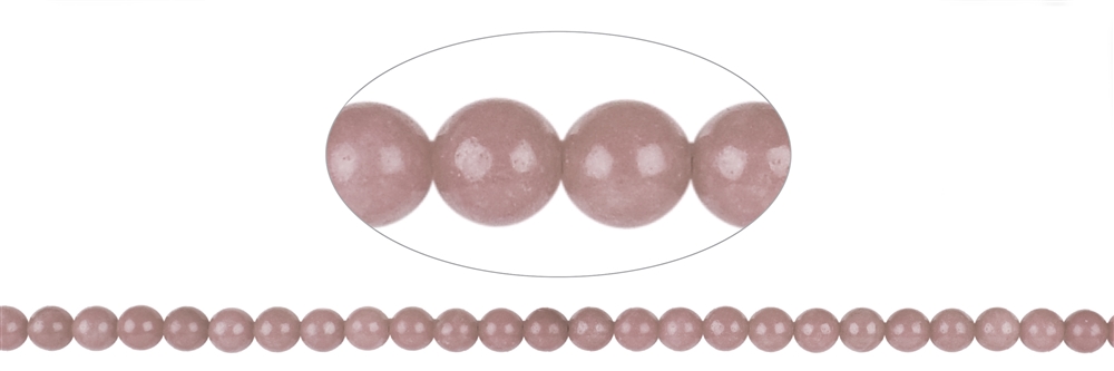 Strand of balls, Thulite, 06mm
