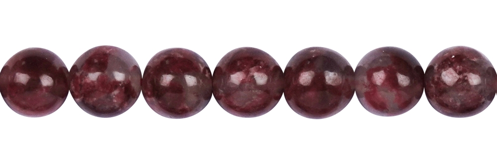 Filo di perle, thulite AA, 09-10 mm