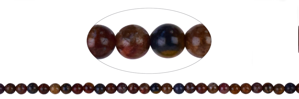 Strand of beads, Pietersite, 06,0 - 06,5mm (39cm)