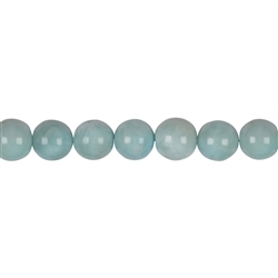 141960100821 Rang de collier boules, Larimar AAA, 09mm | Marco Schreier