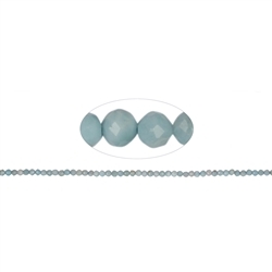 141960109520 Rang de collier boules, Larimar, facettes, 01,75-02,0mm | Marco Schreier