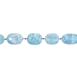 141960323420 Strang Scheiben oval, Larimar AAA, 25-35 x 18mm | Marco Schreier