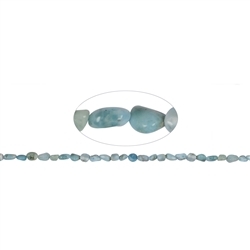 141960602620 Strang Nuggets, Larimar, 06-08 x 04-06mm | GH Edelsteine, Heilsteine & Schmuck