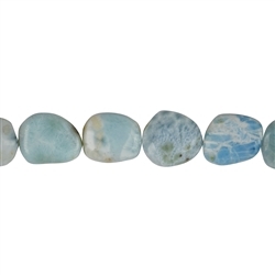 141960625020 Rang de collier disque, Larimar, 20-30 x 18-22mm | Marco Schreier