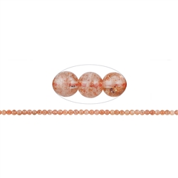 142130100421 Rang de collier boules, Pierre de soleil A, 05mm | Marco Schreier