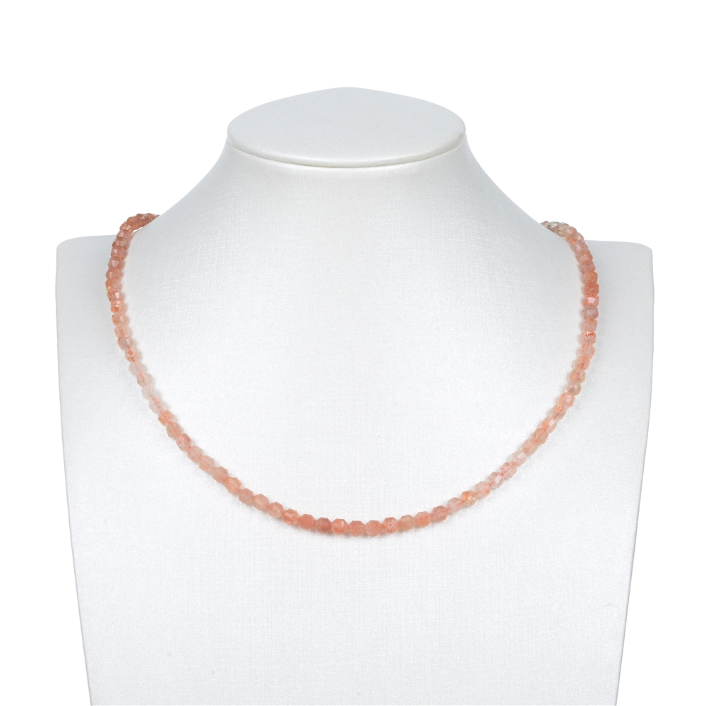 Strand of beads, sunstone, faceted, 05mm (39cm)