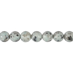 142250100921 Rang de collier boules, Granit (bleu), 10mm (39cm) | Marco Schreier