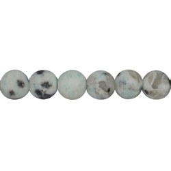 142250101011 Rang de collier boules, Granit (bleu), mat, 12mm | Marco Schreier