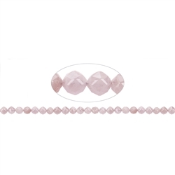 142340110921 Rang de collier boules, Morganite, facettes, 06mm | Marco Schreier