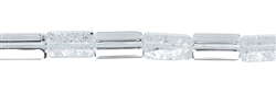 142610400420 Rang de collier Prisme, Cristal de roche / Crashed Crystal, 16x10mm | Marco Schreier