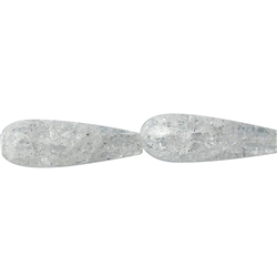 142610503720 Strang Tropfen, Crashed Crystal, 10 x 30mm | GH Edelsteine, Heilsteine & Schmuck