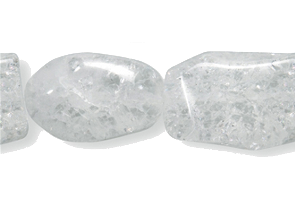 Strang Pebbles, Crashed Crystal, 12-18 x 11-14mm