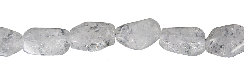 Strang Nuggets, Crashed Crystal, facettiert, 15mm