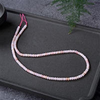Button strand, Andean Opal (pink), faceted, 02 x 04mm