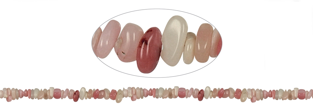 Strang Splitter, Opal (pink), 01 - 03 x 03 - 08mm (88cm)