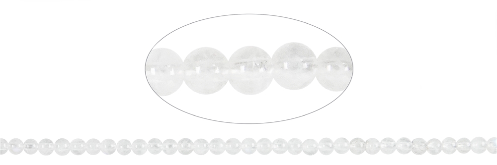 Filo di perle, labradorite (bianca) A, 03 - 04 mm (39 cm)