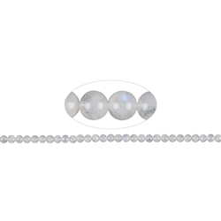 142680109220 Rang de collier boules, Labradorite (blanche), 04-05mm (39cm) | Marco Schreier