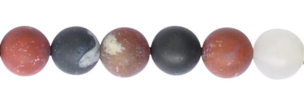 Rang de collier boules, Sardonyx, mat, 12mm