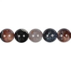 142710101120 Rang de collier boules, Sardonyx, 14mm (38cm) | Marco Schreier