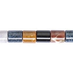 142710409720 Strand of rollers, Sardonyx, 14-16 x 14mm | wholesaler gems & healing stones