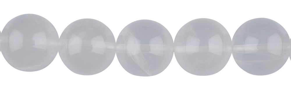 Filo di perle, quarzo girasole, 14 mm