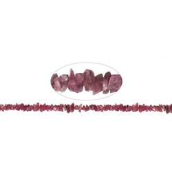 142990606600 Rang de collier Chips (brut), tourmaline (rose), 05 x 08mm | Marco Schreier