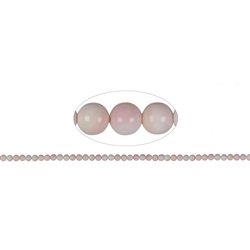 143250100320 Strand of beads, Mother of Pearl (pink), 04mm | wholesaler gems & healing stones