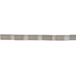 143300409420 Rang de collier, Agate (crème-blanche), 20 x 8mm (48cm) | Marco Schreier