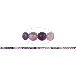 143530109023 Rang de collier boules, tourmaline (rose), 05,5 - 06mm (39cm) | Marco Schreier