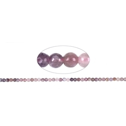 143530109923 Rang de collier boules, tourmaline (rose), 04,0 - 04,5mm (39cm) | Marco Schreier