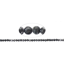 143560100510 Rang de collier boules, Gabbro (Mystic Merlinite), mat, 06mm | Marco Schreier