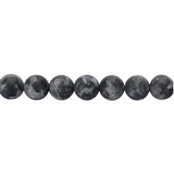 143560101010 Rang de collier boules, Gabbro (Mystic Merlinite), mat, 12mm (38cm) | Marco Schreier