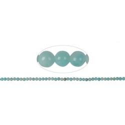 143690100220 Rang de collier boules, Amazonite (clair), 03mm | Marco Schreier