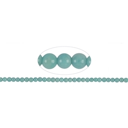 143690100525 Rang de collier boules, Amazonite (claire) AA, 06mm | Marco Schreier