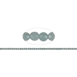 143690104820 Rang de collier boules, Amazonite (claire), à facettes, 03mm (39cm) | Marco Schreier