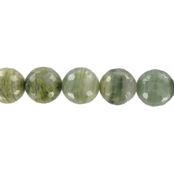 144130102820 Rang de collier boules, quartz chlorite, facettes, 20mm | Marco Schreier