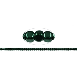 144210206123 Rang de collier arrondi, hématite verte (gef.), 03 x 03mm | Marco Schreier