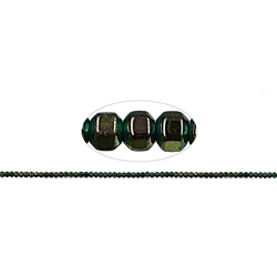 144210206223 Rang de collier facetté, hématite verte (gef.), brillant, 02mm | Marco Schreier