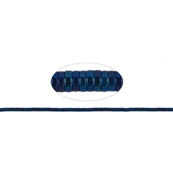 144210406522 Rang de collier (Heisihi), hématine bleue (gef.), 01 x 03mm | Marco Schreier