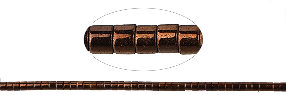 Strang Zylinder (Heisihi), Hämatin braun (gef.), 01 x 01mm