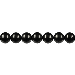 144320100920 Rang de collier boules, schungite (tige), 10mm | Marco Schreier