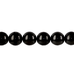 144320101020 Rang de collier boules, schungite (tige), 12mm | Marco Schreier