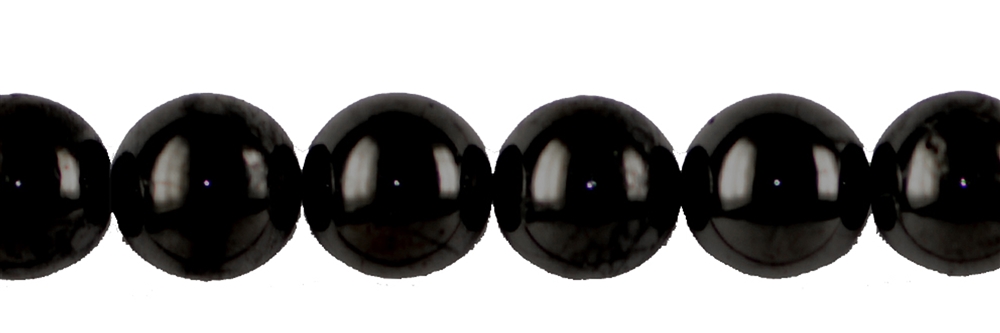 Rang de collier boules, schungite (tige), 12mm